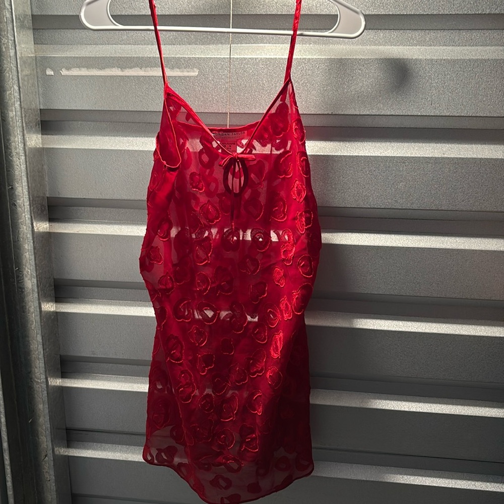 Morgan Taylor Slip Dress Red